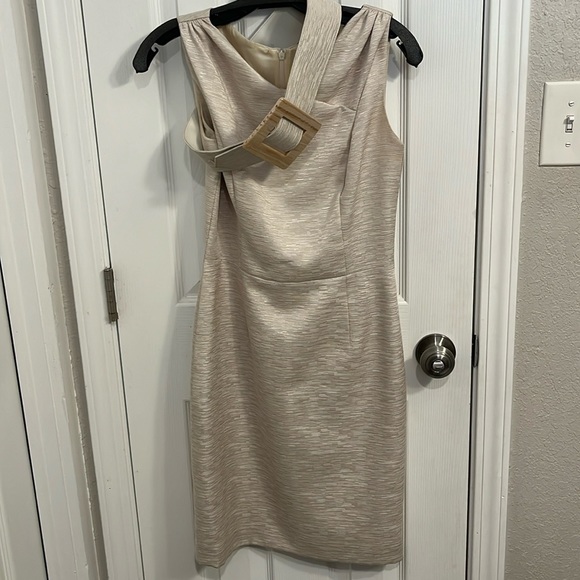 David Meister Dresses & Skirts - David Meister tan cocktail dress